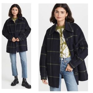 Scotch & Soda Plaid Wool Blend Jacket Medium NWT